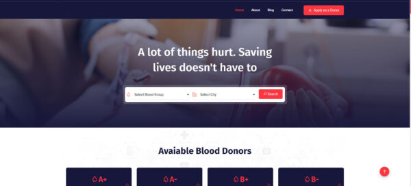 Blood Donation Platform Software With Website - Image 3