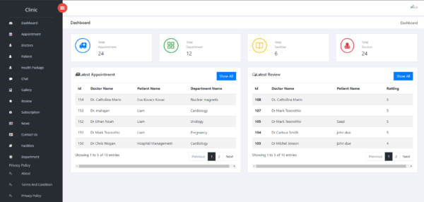 Single Clinic/Hospital Management Software With Book Appointment website - Image 3
